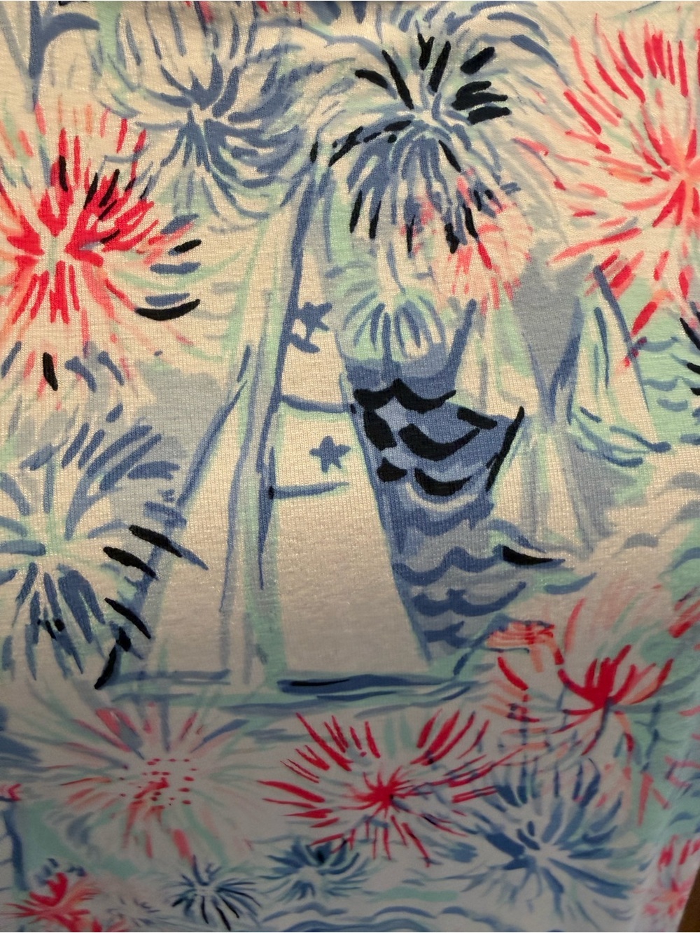NWT Lilly Pulitzer Red & Blue Sailboat Sleeveless Romper - Picture 3 of 9